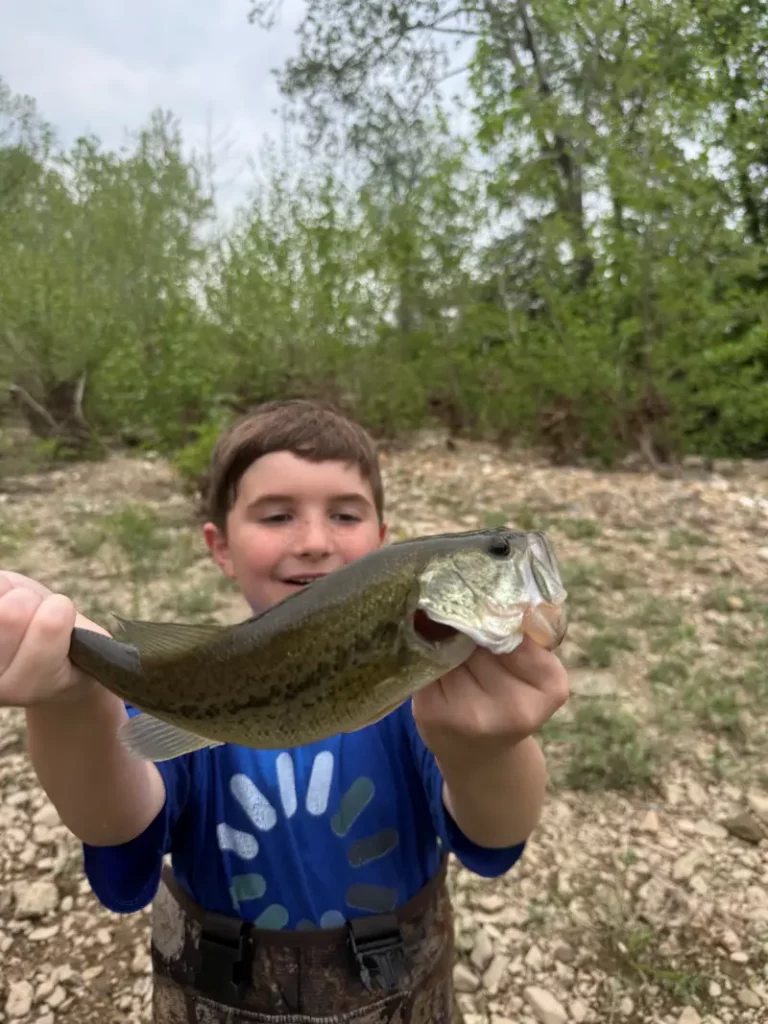 First fish on a fly rod in Arkansas